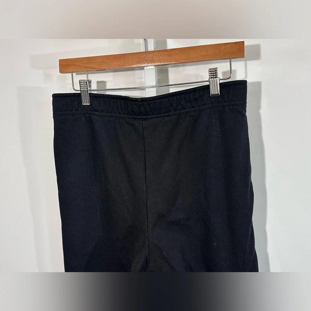 NIKE Dri-Fit Black Jogger Sweatpants Big Swoosh Athletic Pants M